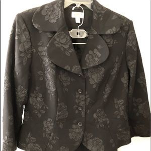 Talbot’s 2-pc Jacquard Floral Suit
